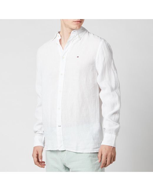 hilfiger linen shirt