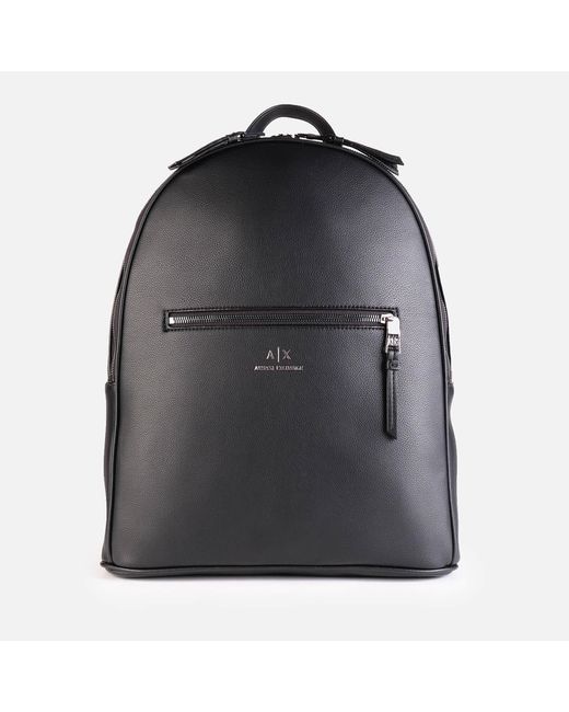 Armani Exchange Leather Backpack in 