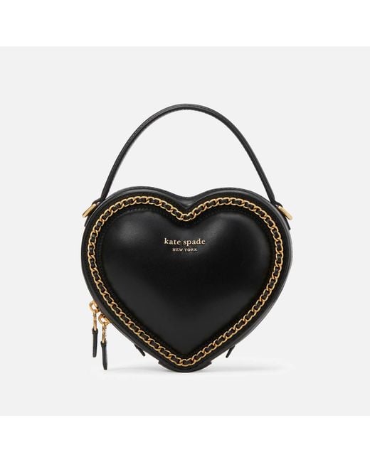 Kate Spade Black Amour 3-d Heart Crossbody