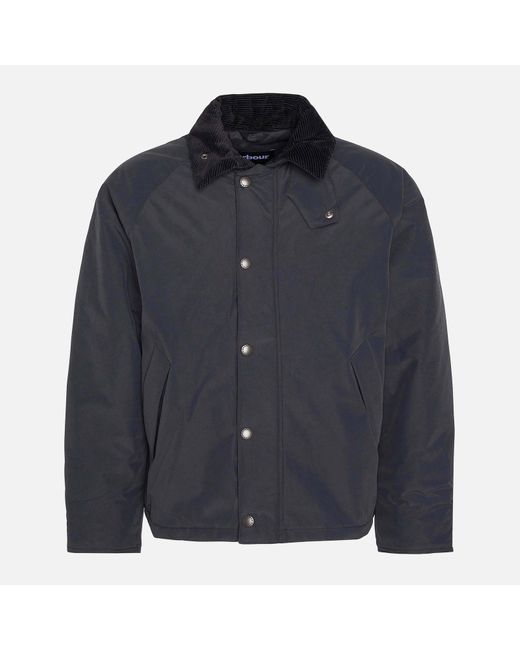 Barbour Men's Transport Padded Casual Jacket in Black Barbour