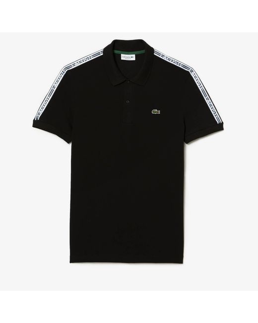 Lacoste Black Tape Cotton-blend Polo Shirt for men
