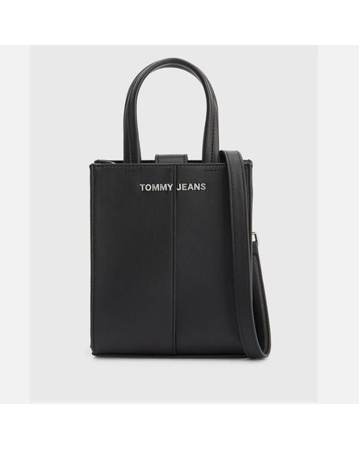 Tommy Hilfiger Black Femme Faux Leather Cross-body Bag