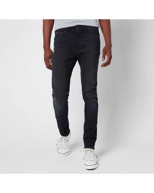 Tommy Hilfiger Denim Simon Skinny Fit Jeans in Black (Blue) for Men | Lyst