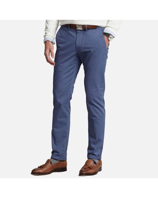 Polo Ralph Lauren Blue Bedford Cotton-blend Twill Chinos for men