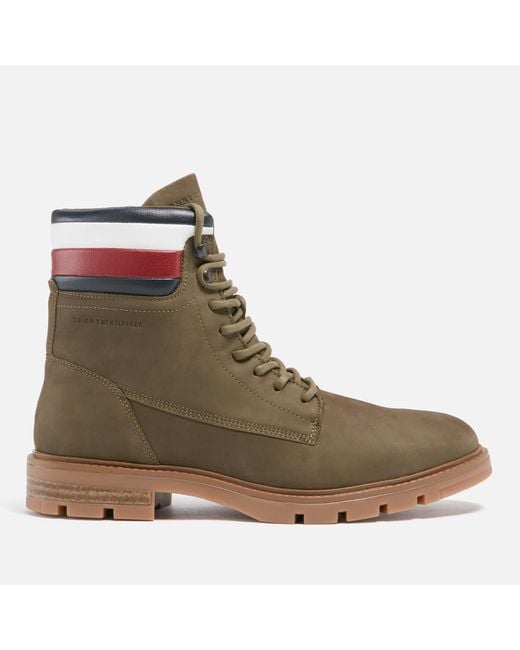 Tommy hilfiger green best sale boots
