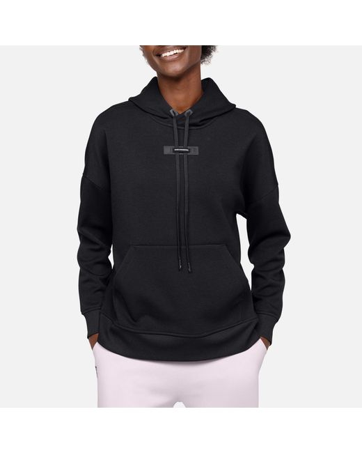 On Shoes Black Stretch Jersey Hoodie