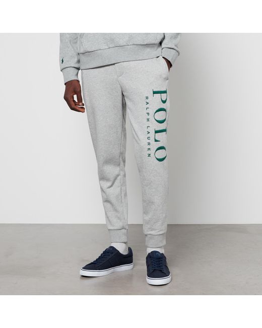 Polo Ralph Lauren Gray Graphic Fleece Joggers for men
