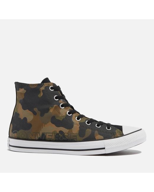 Converse Chuck Taylor All Star Desert Camo Canvas Trainers in Brown for Men  | Lyst
