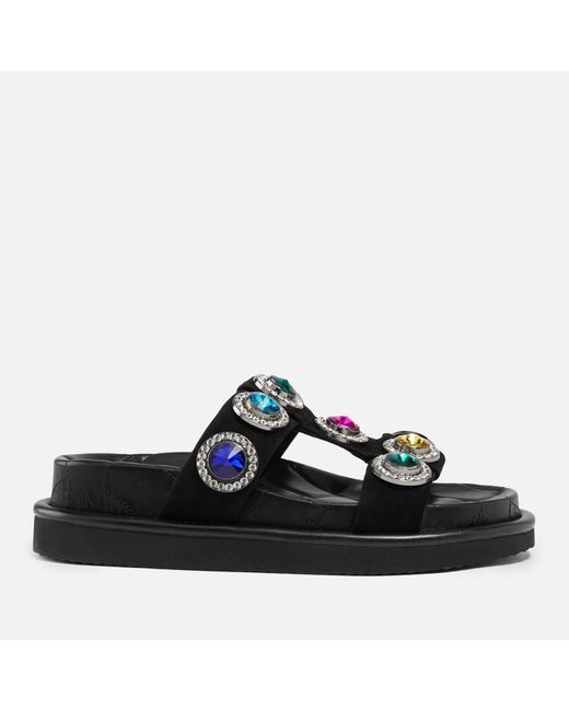 kurt geiger bond black suede