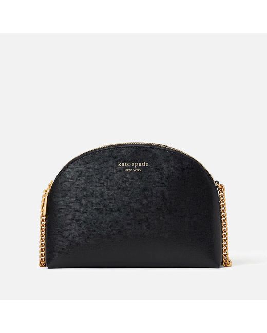 Kate Spade Saffiano Leather Double Zip Dome Cross Body Bag in