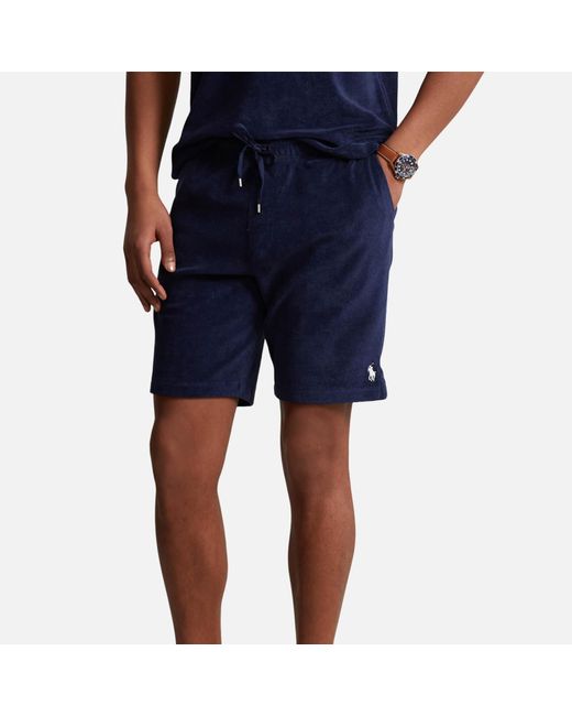 Polo Ralph Lauren Tunnelzug-Shorts aus Terry in Blue für Herren