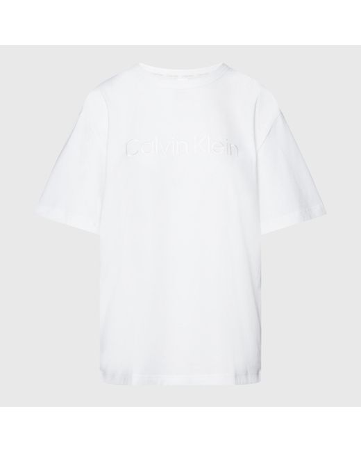 Calvin Klein White Pure Cotton-blend T-shirt