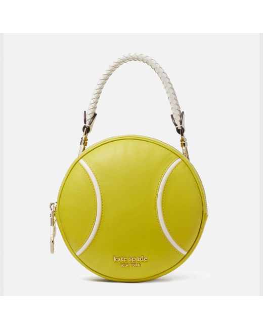 Kate Spade Double Tennis Ball Small Cross Body Bag in Green Lyst