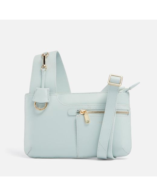 Radley Blue Pockets Icon Mini Leather Crossbody