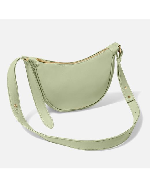 Katie Loxton Green Faux Leather Harley Sling Saddle Bag