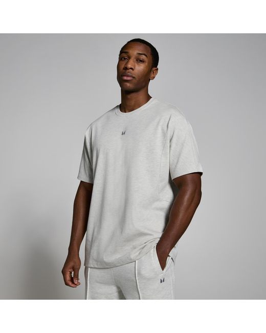 Mp Gray Lifestyle Heavyweight Oversized T-shirt for men