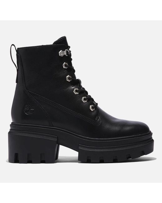 Timberland Black Everleigh Boot 6in LaceUp TB0A41S7015