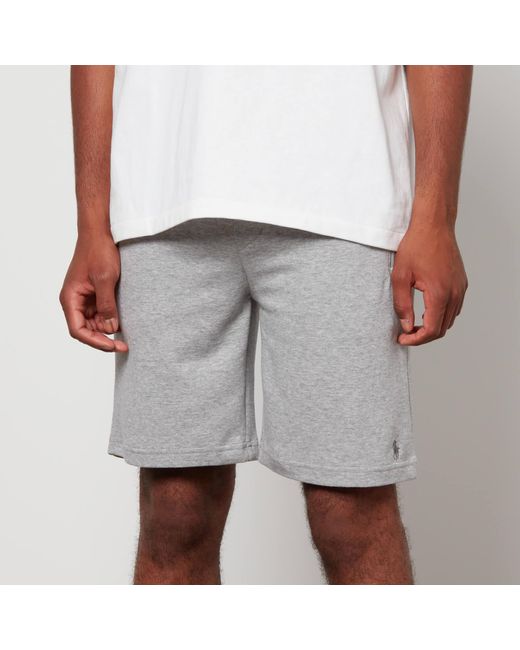 Polo Ralph Lauren Logoembroidered Cottonblend Jersey Shorts in Grey