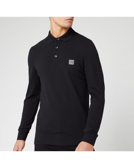 black hugo boss long sleeve