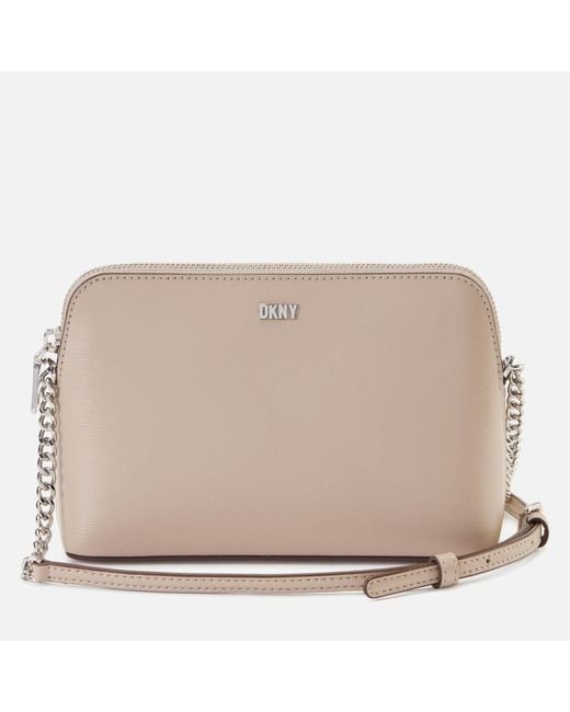 DKNY Bryant Dome Cross Body Bag in Natural | Lyst