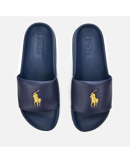 Polo Ralph Lauren Blue Cayson Logo Sandals for men