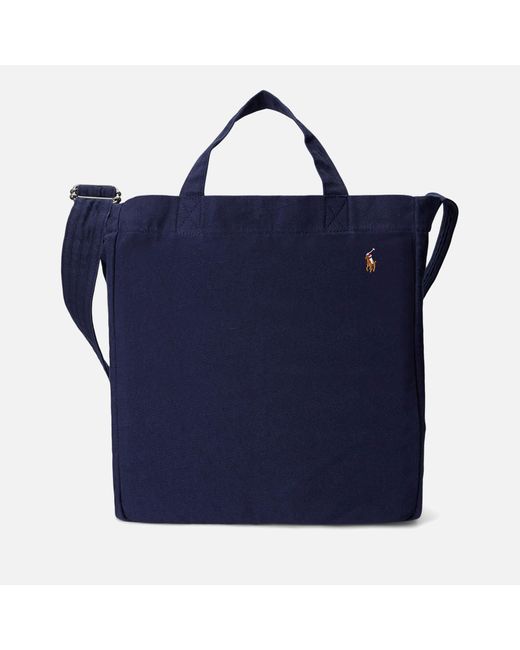 Polo Ralph Lauren Blue Shopper Canvas Tote Bag for men