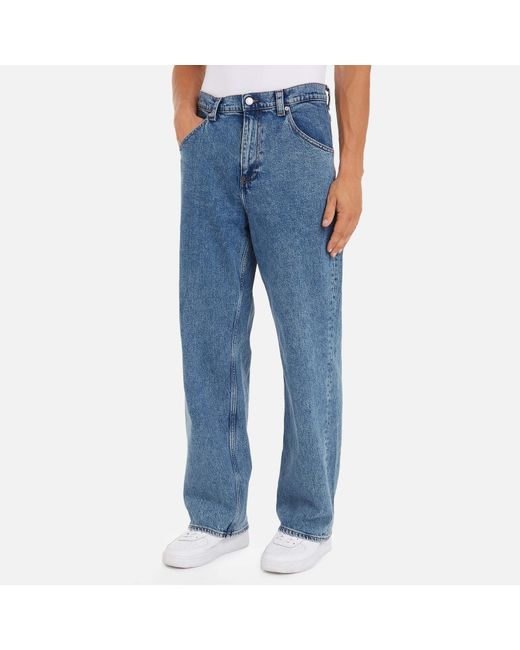 Tommy Hilfiger Blue Aiden Dad Baggy Denim Jeans for men