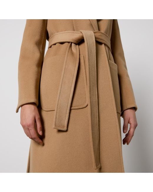 MAX&Co. Natural Classic Runaway Wool Coat