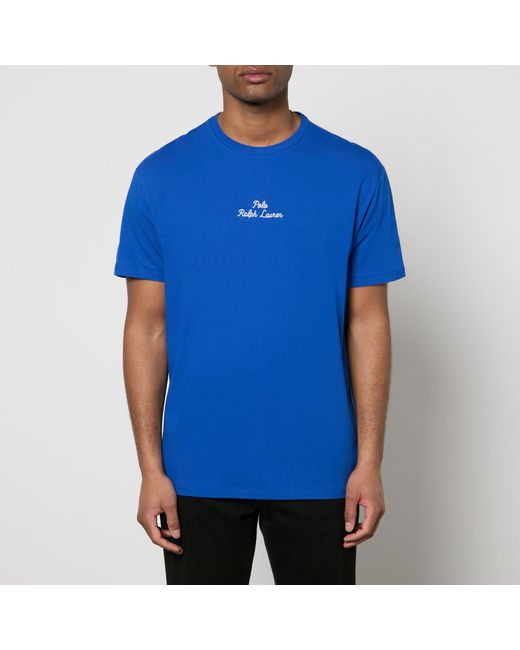 Polo Ralph Lauren Classic-Fit Jersey-T-Shirt mit Logo in Blue für Herren