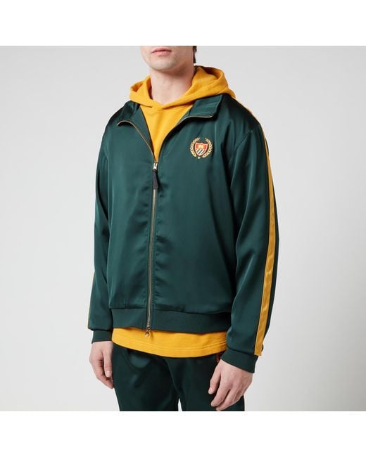 BEL-AIR ATHLETICS Academy Tracksuit Top in Green for Men | Lyst