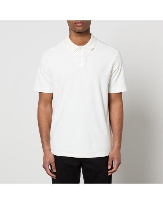 Boss White Boss Bodywear Cotton-blend Terry Shirt for men