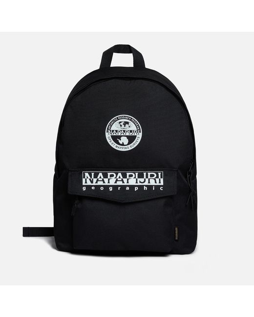 Napapijri Black Hornby Icon Woven Backpack for men