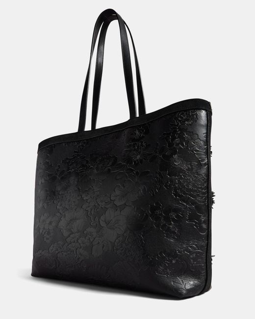 Ted Baker Florisi Floral Laser Cut Tote in Black Lyst Australia