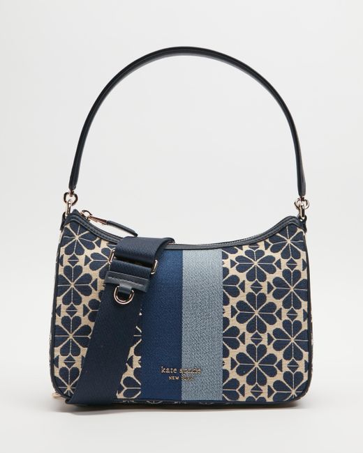 Kate Spade Spade Flower Jacquard Stripe Sam Small Convertible Shoulder