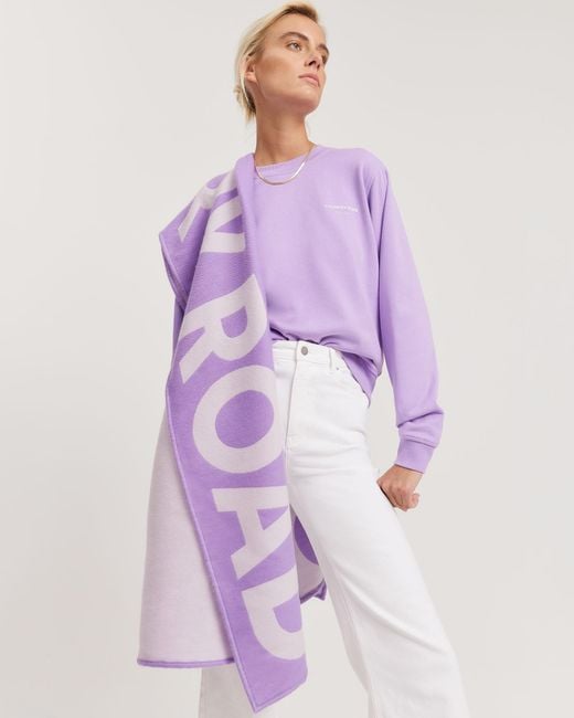 Country Road Purple Verified Australian Cotton Relaxed Fit Sweat