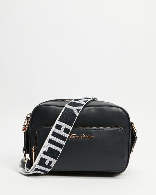 Tommy Hilfiger Denim Iconic Signature Camera Bag in Desert Sky (Black) Lyst Australia