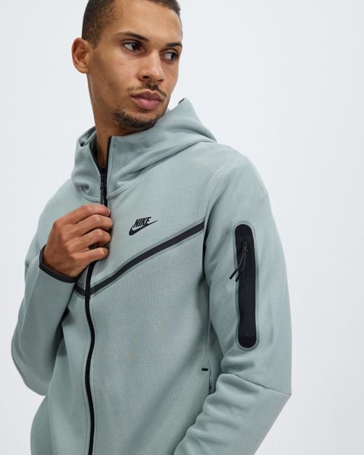 nike men's sportswear tech fleece full zip hoodie xl black