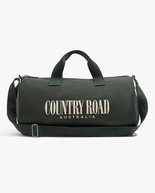 Country Road Organically Grown Cotton Heritage Duffle Bag in Black for Men  | Lyst Australia