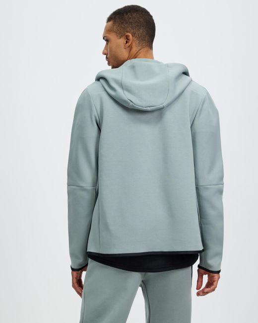 Nike Sportswear Tech Fleece Full Zip Hoodie in Blue for Men | Lyst Australia