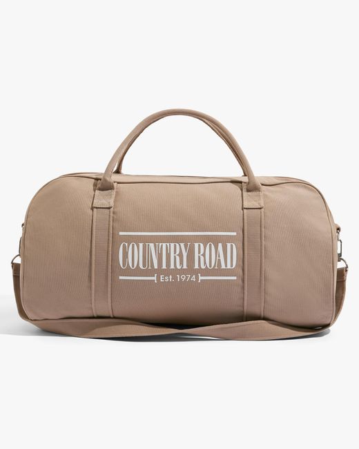 Country Road Australian Cotton Heritage Zip Canvas Tote in Brown Lyst Australia