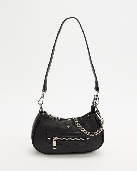 Peta and Jain Leather Novo Shoulder Bag in Black | Lyst Australia