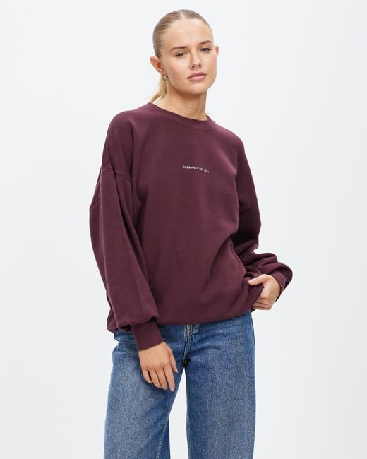 Assembly label shop white jumper