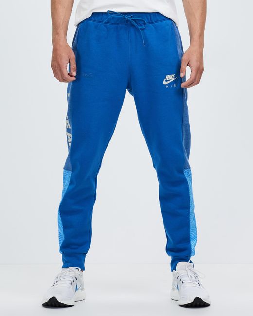 Nike Brushed Back Fleece joggers in Blue for Men | Lyst Australia