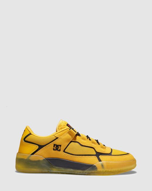 DC Shoes Yellow Dc Metric Skate Shoes for men