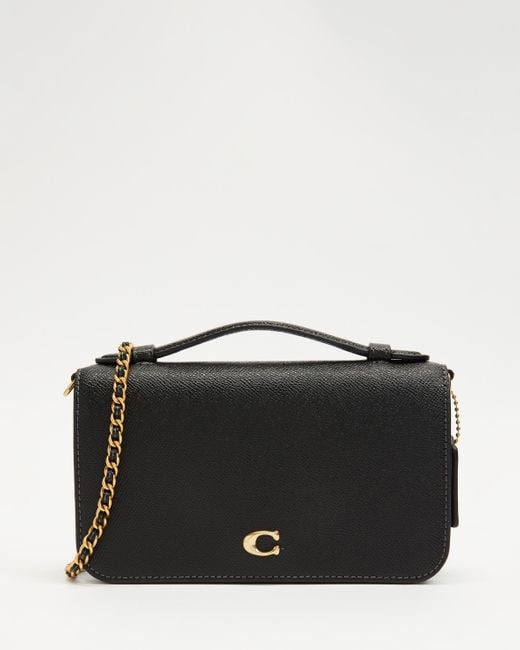 COACH Crossgrain Leather Bea Crossbody Bag in Black Lyst Australia