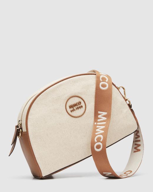 Mimco Cotton Est. 96 Cross Body Bag in Natural Lyst Australia