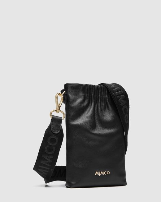 Mimco Leather Delirium Tech Cross Body Bag in Black Lyst Australia