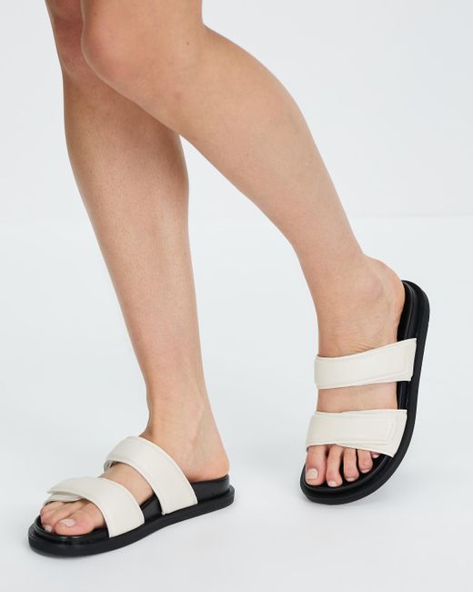 Atmos&Here Flora Leather Sandals | Lyst Australia