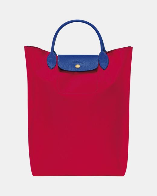 Longchamp Le Pliage Replay Top Handle Bag in Red Lyst Australia