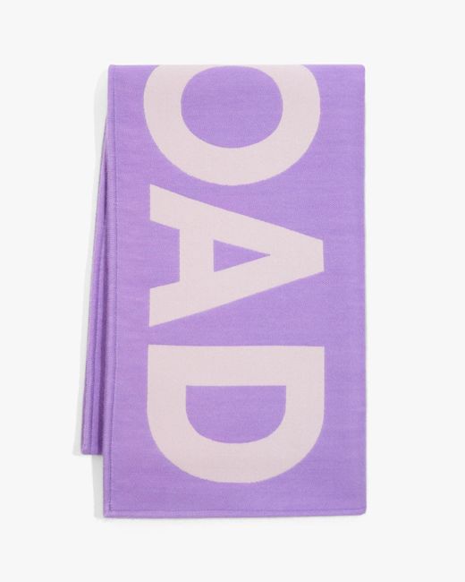Country Road Purple Branded Logo Scarf
